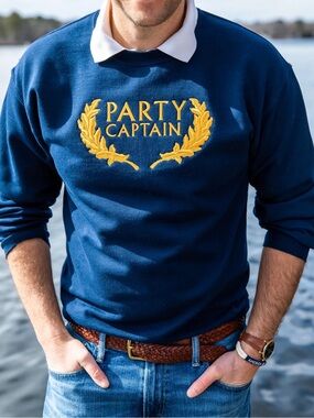 Kiel James Patrick Party Captain Sweatshirt Pullover XXL 2XL